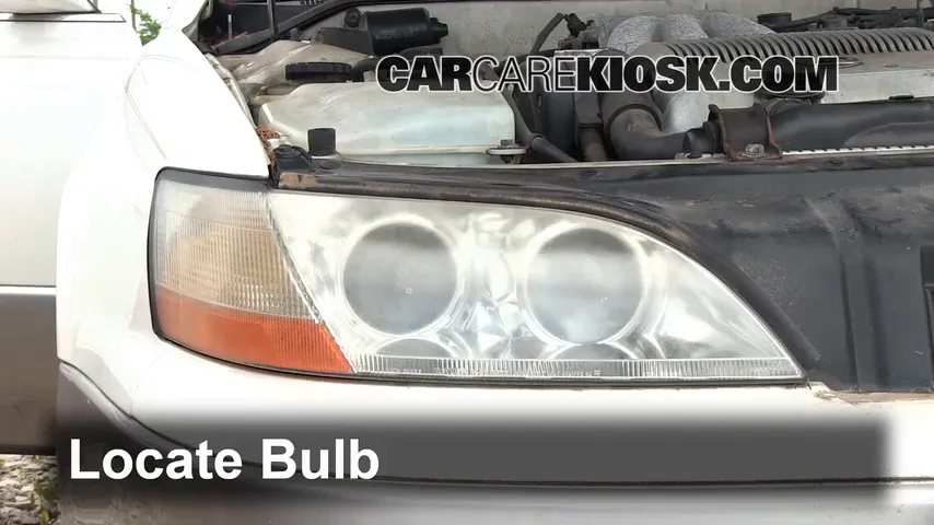 1993 Lexus ES300 3.0L V6 Lights Headlight (replace bulb)
